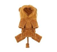 Reapyyt Disfraz de Perro León Ropa para Mascotas para Fiesta Simulación León Mascotas Trajes Cosplay León Sudadera con Capucha Disfraz de para Fiesta