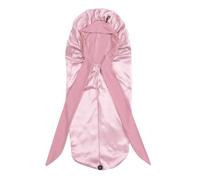 Reapyyt Gorro para Dormir para Mujer, Gorro para Dormir con Larga, Pelo, Gorro para Dormir Nocturno, Gorros de Ducha para Sauna, Gorro de Baño Rosa