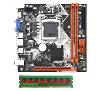 Reapyyt ITX H110 - Placa base para computadora con RAM DDR4 de 16G 2133 MHz LGA1151 DDR4, soporta 32 GB Gigabit Ethernet M.2 NVME PCI-E 16X, accesorios de repuesto