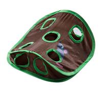 Reapyyt Juego Interactivo de Escondite para Gatos, Túnel de 9 Agujeros, Caza de Ratones, Juguete de Inteligencia, Juguetes Plegables para Gatitos con Agujeros Ocultos para Mascotas