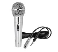 Reapyyt Micrófono profesional con cable dinámico de metal, micrófono de voz transparente para interpretación de música vocal