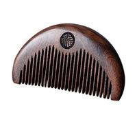 Reapyyt Peine para el Cuidado del Cabello AntiestáTico Hecho una Mano de Madera Natural Tallado en Madera SáNdalo Peines de Bolsillo Peine de Masaje
