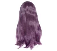 Reapyyt Peluca de Encaje Frontal de 18 Pulgadas, Peluca Sintética, Pelucas Moradas Onduladas Largas para Mujeres, Cosplay, Fiesta de, Cabello Natural Resistente Al
