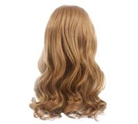 Reapyyt Peluca de Fibra Química de Pelo y Rizado con Raya Central Estilo Europeo y Americano Peluca de Meghan Cos