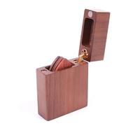 Reapyyt Púas de guitarra acústica con caja de almacenamiento, bajo de madera, ukelele, accesorios para instrumentos musicales con púas de guitarra