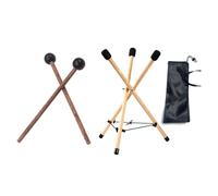 Reapyyt Soporte para Tambor, Soporte para Handpan, Soporte para Caja de Madera Maciza, Estructura de TríPode, Soporte para Tambor para Instrumentos de PercusióN de 10 una 15 Pulgadas