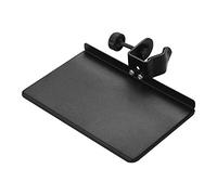 Reapyyt Soporte universal para micrófono, bandeja de metal, con abrazadera de montaje