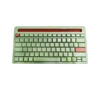 Reapyyt Teclado Bluetooth inalámbrico con ranura para tarjetas Dual Mode Keyboard Support Tablet Teléfono Android Laptop Computer Desktop Verde