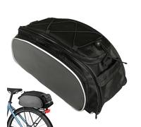 Rear Bike Rack Bag | Waterproof Trunk Pouch With Adjustable Strap Commuting, Camping, Travel And Outdoor Recreation, It Also Serves Motorcycle Rides. Easy To Mount Onto Rear Racks, This Bag Keeps Gear