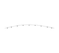 Rear Bumper Center Molding Trim A2048853121 | Direct Replacement for Luxury Brand C Class W205 W204 | ABS Plastic Bumper Trim for C250 C350 AMG C63 2012-2013 Versions