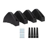 Rear Bumper Lip Spoiler | 4pcs Black PP Protective Trim | Universal Fit for Car/Truck/SUV | Reduces Drag & Enhances Stability
