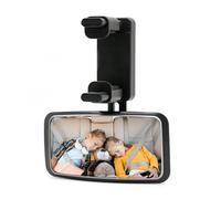 Rear Facing Mirror - ABS, Adjustable 360-degree Rotation, Large Curved Design | Adjustable Visual, Child Safety For Rearview Observation, Car Seat Monitoring, Sun Visor, Interior Protection