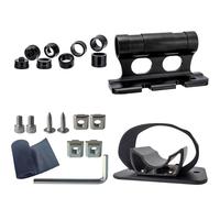 Rear Frame Mount Hardware for Bikes, Mount Accessories for Rear Carrier, Aluminium Multipurpose Luggage Cargo Rack Parts Attachment for Cycling Enthusiasts and Beginners, (484g)