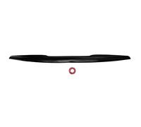 Rear Roof Trunk Spoiler Lip, Universal Car Tail Wing Spoiler, Glossy Black Rubber Aerodynamic Rear Trunk Lip with Anti UV Finish for Sedan and Vehicle Modification