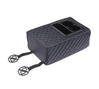 Rear Seat Beverage Holder - Multifunction Cabin Center Box, Daul Cup Slot, Plush Padding Design, Heavy-Duty Carriage Insert, Spacious Travel Gear Organizer, Practical Cabin Upgrade | Weekend Adventure