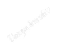 Rear View Mirror Sticker - I Love You Safe Driving Mirror Sticker, Car Stickers And Decals, Waterproof Letters Emblem Labels For Truck Window Bumper Windshield Vehicles Exterior Decor