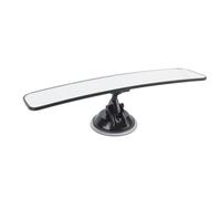Rear View Mirror Suction Cup - Adjustable Extended Curved Glass, Wide Angle Child Safety Spotter, Heavy Duty Vacuum Lock Pad, Shatter Resistant Acrylic Lens | Attach For Car Seat Vehicle Marine Boat