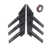 Rear Window Side Wing - Automotive Body Louvers Parts | Car Wind Noise Reduction Package | Automobile Exterior Deflector Accessories Vehicle Window Rearview Mirror Diffuser Spoiler Universal Car Modif
