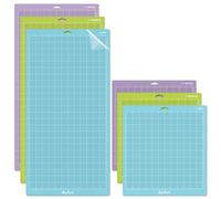 ReArt Paquete de 6 alfombrillas de corte para Cricut Maker 3/Maker/Explore 3/Air 2/Air/One adhesivo de repuesto - fuerte, estándar, ligero, 30.5 cm x 30.5 cm x 3 paquetes, 30.5 cm x 61.0 cm x 3