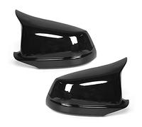 Rearview Mirror Cover Cap Glossy Black Full Replacement Side Mirror Housing Trim for F10 F11 F18 2010 2013 2PCS