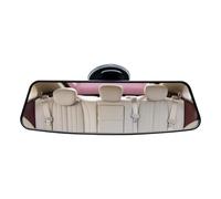 Rearview Mirror - Glass ABS 24-25 Cm | Anti Glare Suction Cup | Wide Angle Car Interior Mirror Extender Automotive Rear View Accessory For SUV Truck Sedan Vehicle Clear Imaging