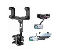 Rearview mirror mobile phone holder, adjustable navigator holder, 360 rotatable and retractable universal car mobile phone holder