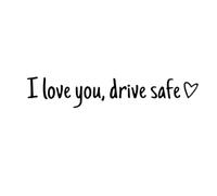 Rearview Mirror Sticker - 4.33x0.79 Inch Cute Interior Decor for Cars, Motorbikes with Waterproof PVC, Auto Window Decals for Sedans SUV Scooters, Black/White, Easy Gift Packaging