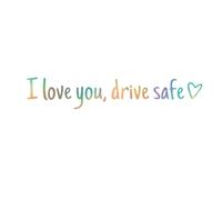Rearview Mirror Sticker - 4.33x0.79 Inch Cute Interior Decor for Cars, Motorbikes with Waterproof PVC, Auto Window Decals for Sedans SUV Scooters, Black/White, Easy Gift Packaging