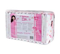 Rearz - Princess Pink - Pañales nocturnos para adultos (paquete de 12) (grande)