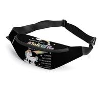 Reasons to Be A - Riñonera cruzada estampada con correa ajustable para hombres y mujeres, Estilo:, 36*15cm, MHXYZHW
