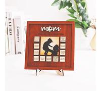Reasons Why I Love You Gifts for Him - Marcos de madera para fotos personalizados, citas de amor, grabadas, recuerdo único de aniversario, San Valentín, regalo de amor para ella, regalos de boda para