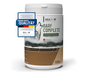 ReaVET Barf Complete Perro Polvo 530 g - Barf Aditivo Completo Barfen para Perros, Minerales y Vitaminas, Perro Barf
