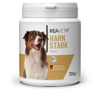 ReaVET Fuerza urinaria para perros, 250 g, apoya la función de la vejiga en caso de insuficiencia urinaria, proteínas de semilla de calabaza, semillas de calabaza molidas para perros, vejiga, próstata