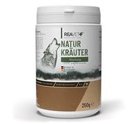 ReaVET Mezcla de hierbas naturales, 250 g, aditivo Barf para perros, producto natural, mezcla de hierbas, alimento complementario natural, aditivo para piensos sin aditivos artificiales