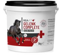 ReaVET Polvo articular completo, 1 kg, complejo de articulaciones naturales con garra del diablo y jengibre, función articular de apoyo