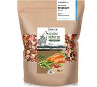 ReaVET TESTURTEIL MUY BUEN 02/24 verduras y hierbas 1 kg para perros I copos vegetales sin cereales I Copos complementarios Barf Aditivo para perros