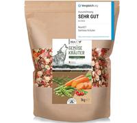 ReaVET Variation Verduras - Hierbas 1kg, Copos de verduras Perros sin cereales, Complemento Barf Perro
