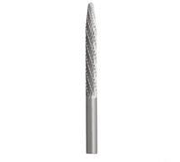 Rebaba giratoria HSS de 6 mm para tallado de madera, fresado de plástico, desbarbado de aluminio y alisado de material suave (6 × 6 × 80 mm L)