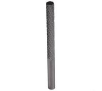 Rebaba giratoria HSS de 6 mm para tallado de madera, fresado de plástico, desbarbado de aluminio y alisado de material suave (6 × 6 × 80 mm A)