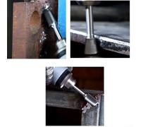 Rebabas de carburo para herramientas giratorias, brocas de molienda de doble corte de carburo de 3 x 6 mm, HRC70 tratado térmicamente, para metalurgia, tallado de madera y desbarbado (a)