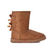 Rebajas Botas Estilo Australiano con Forro de Pelo y Cierre Elástico. (39)