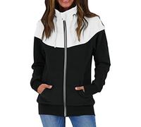 rebajas hoy oferta flash 50 Sudadera Cremallera Mujer Sin Capucha Sudadera Cuello Chimenea Mujer Sudaderas Mujer Anchas Y Largas Cazadora Vaquera Mujer Bordada ofertas flash del dia jersey morado