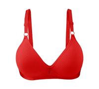 Rebajas Hoy Oferta Flash Mujer Sujetadores Mujer 110B Blancos Sujetador Blanco Reductor Copa C Relleno LenceríA Sexy De Dama Camisola Verano Ropa Pole Dance Top Sin Tirantes Cierre Delantero