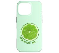 Rebanada de Lima Exprimir Fruta cítrica Divertida Rebanada de Lima Carcasa para iPhone 16 Pro