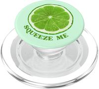 Rebanada de Lima Exprimir Fruta cítrica Divertida Rebanada de Lima PopSockets PopGrip para MagSafe
