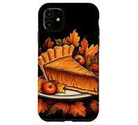 Rebanada de Pastel de Calabaza Hojas de otoño Acción Carcasa para iPhone 11