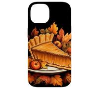 Rebanada de Pastel de Calabaza Hojas de otoño Acción Carcasa para iPhone 14