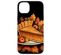 Rebanada de Pastel de Calabaza Hojas de otoño Acción Carcasa para iPhone 14 Plus