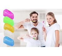 REBECASKYENS 5 piezas funda protectora para cepillo de dientes, funda protectora para cepillo de dientes, funda protectora para viajes, funda portátil para cepillo de dientes, adecuada para viajes,