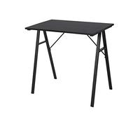 Rebecca Mobili Escritorio para PC Juegos, Mesa de Ordenador, Negro, MDF Acero, para Gaming Estudio Oficina - Dimensiones AxANxF: 74 x 80 x 50 cm - Art. RE6707